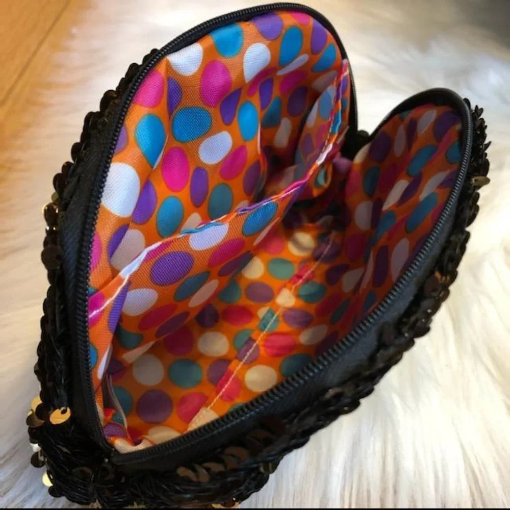 Ty Reversible Sequin Dangler Sloth Makeup Pouch